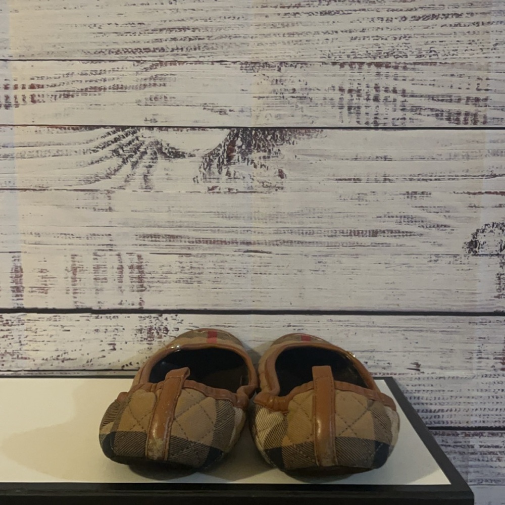 Burberry Nova Check Canvas Ballet Flats - Picture 5 of 8